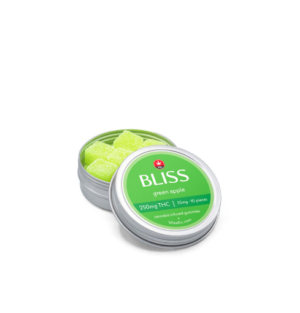 Bliss Green Apple THC Gummies