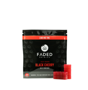 Faded Cannabis Co. Black Cherry Jelly Blocks