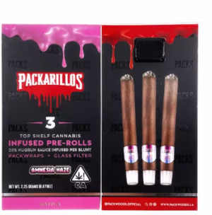 3-PACK PACKARILLOS 2.25G PRE ROLLS - PACKWOODS