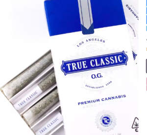 4-PACK PRE-ROLL OG 4G - TRUE CLASSIC